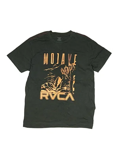 Pre-owned Rvca Kids' Short Sleeve T-shirt In Green