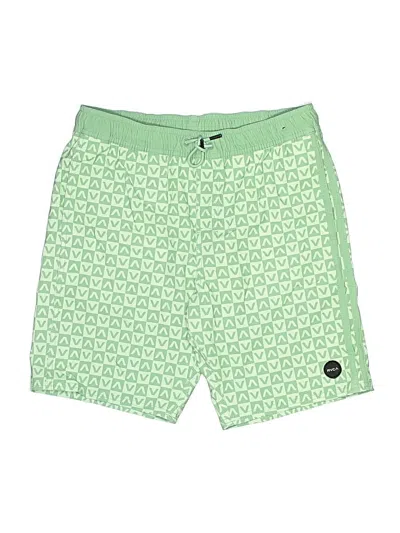 Pre-owned Rvca Kids' Shorts In Green