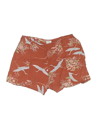 Pre-owned Rvca Shorts In Orange