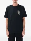 Rvca Skull-graphic T-shirt In Black