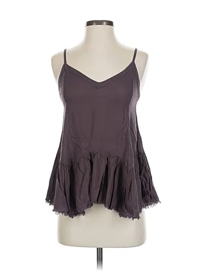 Pre-owned Rvca Sleeveless Blouse In Gray