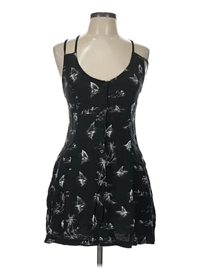 Pre-owned Rvca Sleeveless Top Black Sweetheart Neckline Tops