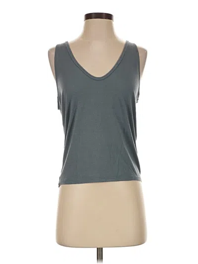 Pre-owned Rvca Sleeveless Top Gray Scoop Neck Tops