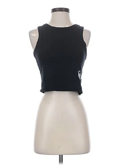 Pre-owned Rvca Sleeveless T-shirt In Black