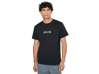 Rvca Small  Icons Short Sleeve Men's T Shirt Black: Sm In Blue