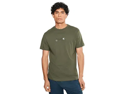 Rvca Small  Icons Short Sleeve Men's T Shirt Fatigue: Md In Green