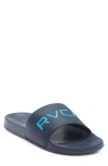 Rvca Sport Slide Sandal In Blue