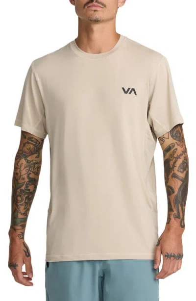 Rvca Sport Vent Graphic T-shirt In Brown