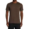 Rvca Sport Vent Logo Graphic T-shirt In Chocolate