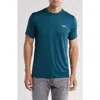 Rvca Sport Vent Logo Graphic T-shirt In Emerald Green