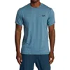 Rvca Sport Vent Logo Graphic T-shirt In Glacier