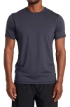 Rvca Sport Vent Logo Graphic T-shirt In Gray