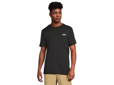 Rvca Sport Vent Short Sleeve In Black
