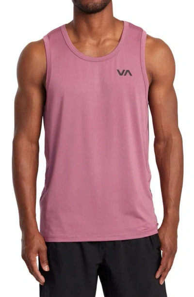 Rvca Sport Vent Tank In Rose Shadow