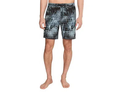 Rvca Steady Stripe Trunk Men's Shorts Moody Blue: 32 One Size
