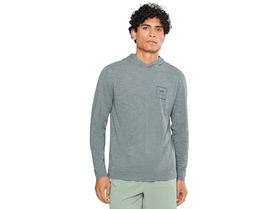 Rvca Surf Shirt Hoodie Men's T Shirt Heather Grey: Sm In Gray