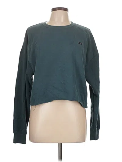 Pre-owned Rvca Sweatshirt In Blue
