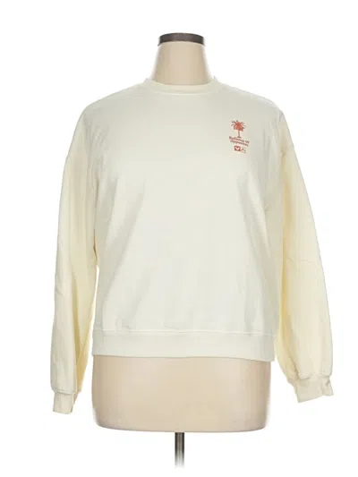 Pre-owned Rvca Sweatshirt In White