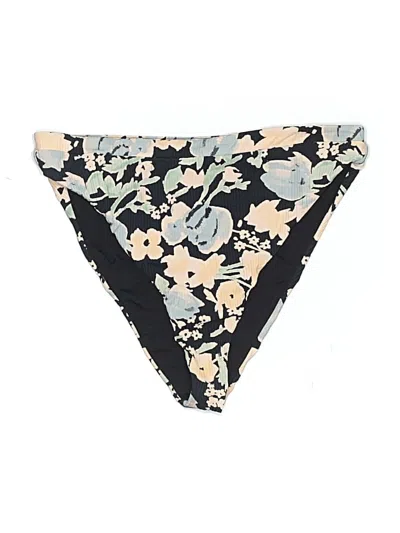 Pre-owned Rvca Swimsuit Bottoms In Black