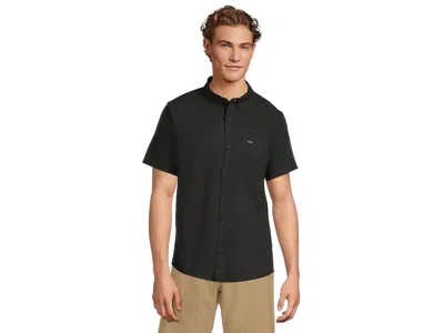 Rvca Thatll Do Stretch Short Sleeve In Black