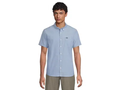 Rvca Thatll Do Stretch Short Sleeve In Blue