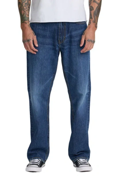 Rvca True Fit Straight Leg Jeans In Transparent