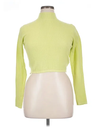 Pre-owned Rvca Turtleneck Sweater In Green