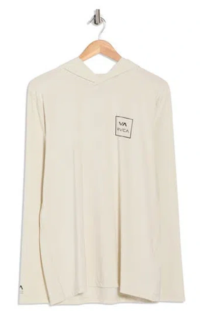 Rvca Upf 50+ Hooded Rashguard In Neutral