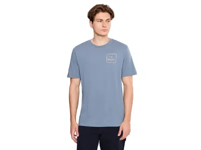 Rvca Va All The Way Short Sleeve Men's T Shirt Vintage Navy: 2xl In Blue