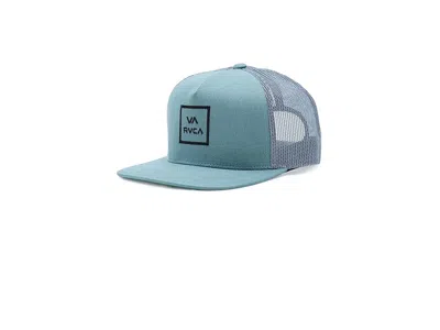 Rvca Va All The Way Trucker Caps Lead: One Size In Blue