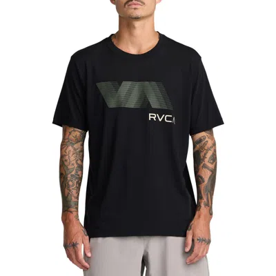 Rvca Va Blur Performance Graphic T-shirt In Multi