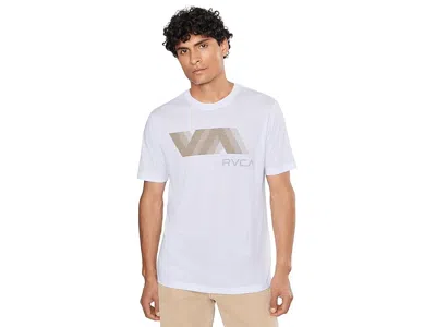 Rvca Va Blur Short Sleeve Men's Workout White: Xl