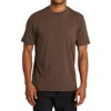 Rvca Va Sport Balance Performance T-shirt In Brown