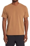 Rvca Va Sport Balance Performance T-shirt In Earth Clay