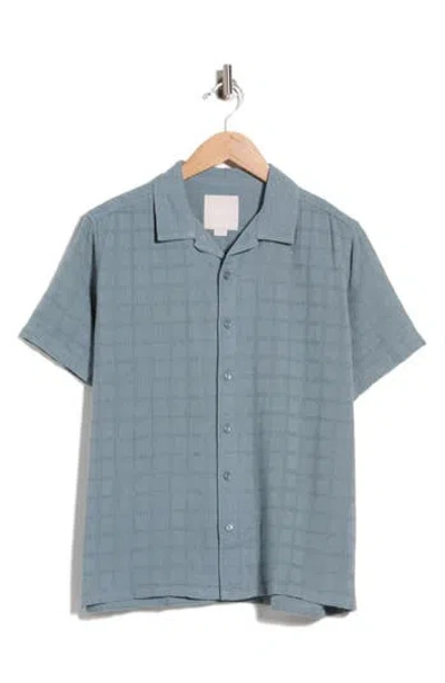 Rvca Vacancy Camp Shirt In Lead
