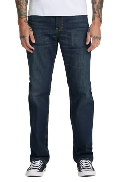 Rvca Weekend Dayshift Straight Leg Jeans In Blue