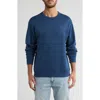 Rvca Wilson Crewneck Sweatshirt In Ensign Blue