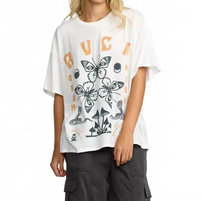 Rvca Women's Baggie Tee Ii In Vintage White