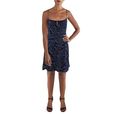 Rvca Womens Viscose Mini Dress In Black