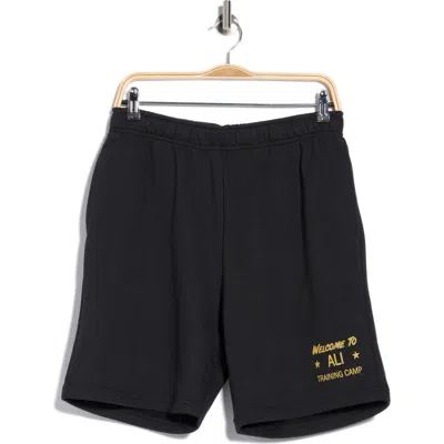 Rvca X Ali Essentials Fleece Shorts In  Black