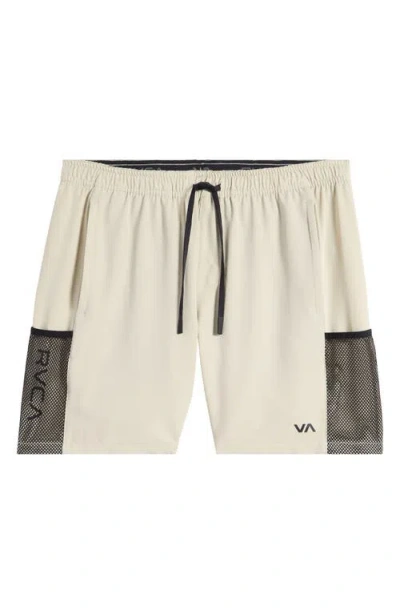 Rvca X Over Utility Shorts In Chalk