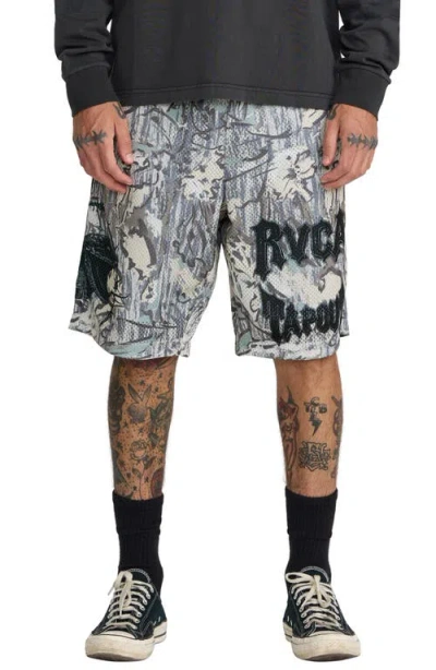 Rvca X Tapout® Printed Mesh Shorts In Multi
