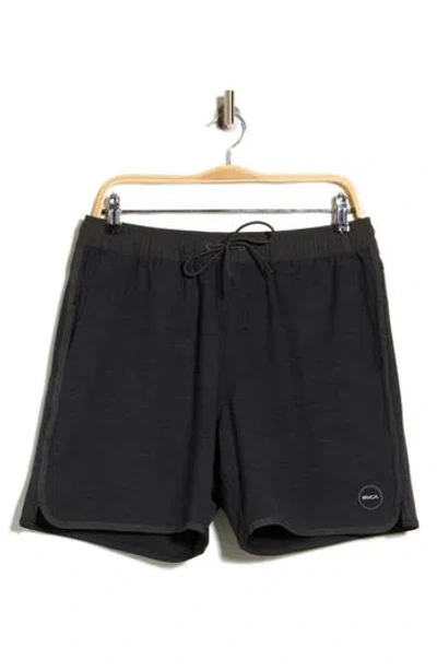 Rvca Yogger Hybrid Drawstring Shorts In  Black