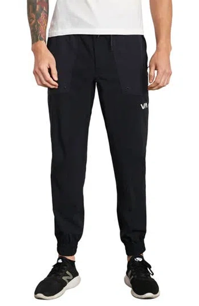 Rvca Yogger Ii Joggers In Blk-black