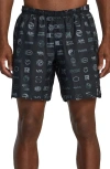 Rvca Yogger Stretch Athletic Shorts In Arena
