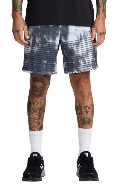 Rvca Yogger Stretch Shorts In Gray