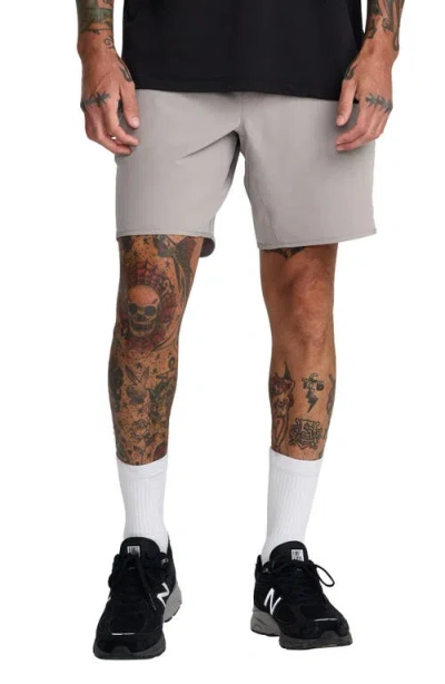 Rvca Yogger Stretch Shorts In Gray