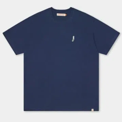 Rvlt Revolution | 1336 Pho T-shirt | Navy Melange In Blue