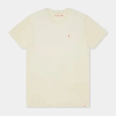 Rvlt Revolution | 1364 Fla T-shirt | Off-white Melange In Neutral