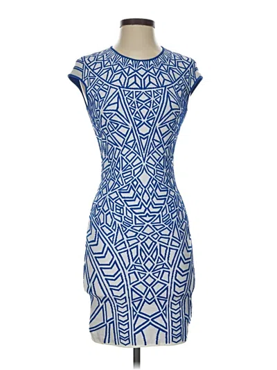 Pre-owned Rvn Cocktail Dress In Blue